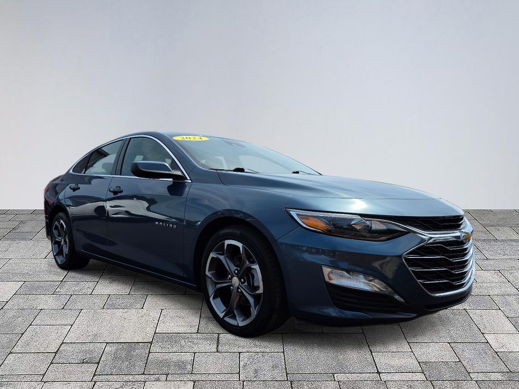Lakeshore Blue 2024 Chevrolet Malibu LT with 1LT FWD Sedan Front-Wheel Drive Continuously Variable Transmission