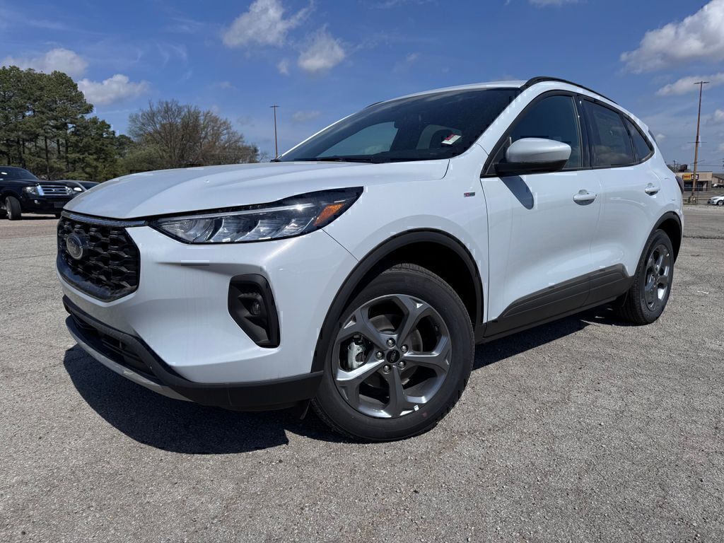 Silver Metallic 2026 Ford Escape Hybrid ST-Line Select AWD SUV / Crossover All-Wheel Drive Continuously Variable Transmission