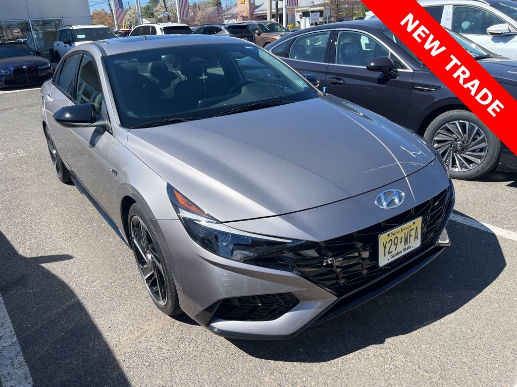 Fluid Metal 2023 Hyundai Elantra N Line FWD Sedan Front-Wheel Drive 7-Speed Dual Clutch