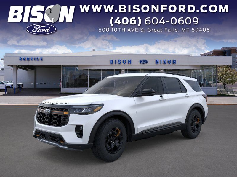 Star White Metallic Tri-Coat 2026 Ford Explorer Tremor AWD SUV / Crossover All-Wheel Drive Automatic