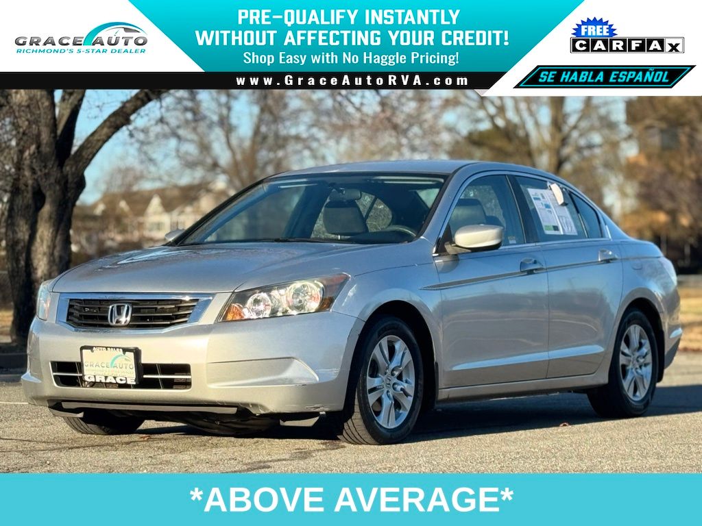 Alabaster Silver Metallic 2009 Honda Accord LX-P Sedan Front-Wheel Drive 5-Speed Automatic Overdrive