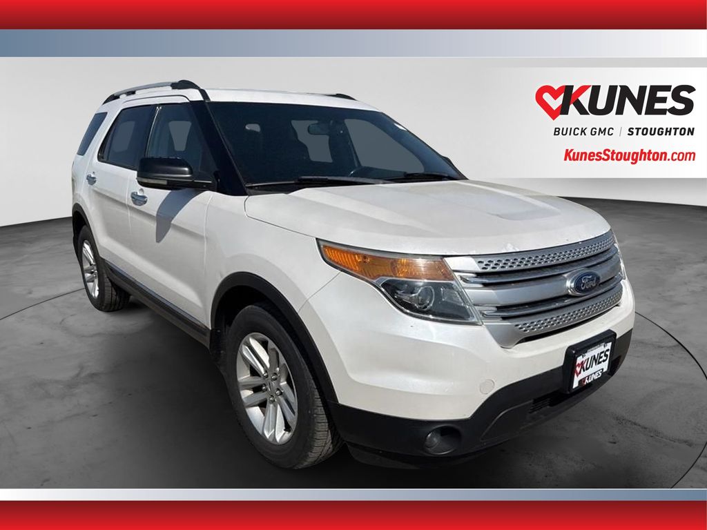White Platinum Metallic Tri-Coat 2013 Ford Explorer SUV / Crossover All-Wheel Drive 6-Speed Automatic