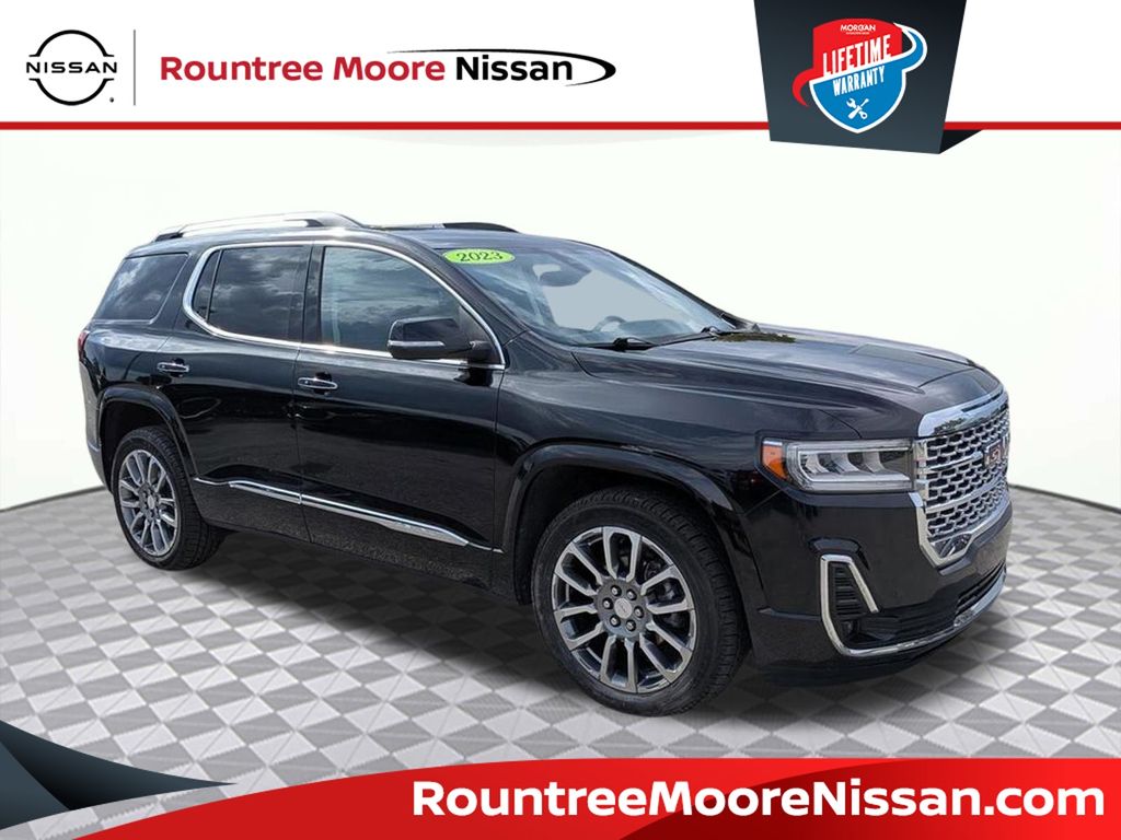 Black (Ebony Twilight Metallic) 2023 GMC Acadia SUV / Crossover Four-Wheel Drive 9-Speed Automatic
