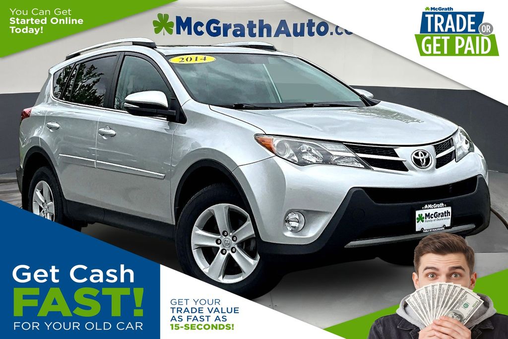 Classic Silver Metallic 2014 Toyota RAV4 XLE AWD SUV / Crossover All-Wheel Drive 6-Speed Automatic