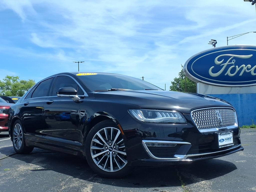 Black Metallic 2020 Lincoln MKZ Standard FWD Sedan Front-Wheel Drive 6-Speed Automatic