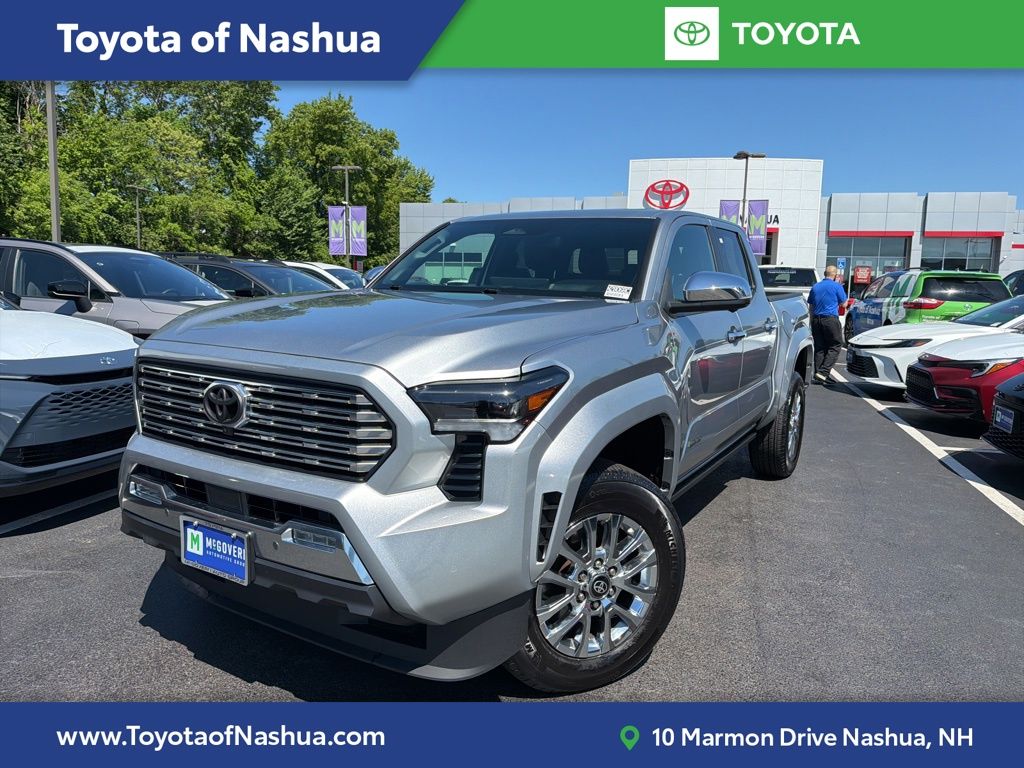 Celestial Silver Metallic 2024 Toyota Tacoma Pickup Truck Four-Wheel Drive 8-Speed Automatic