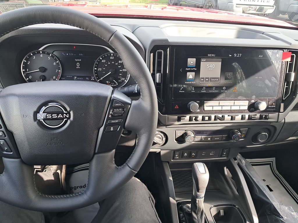 2026 Nissan Frontier SV Red at John Sisson Motors