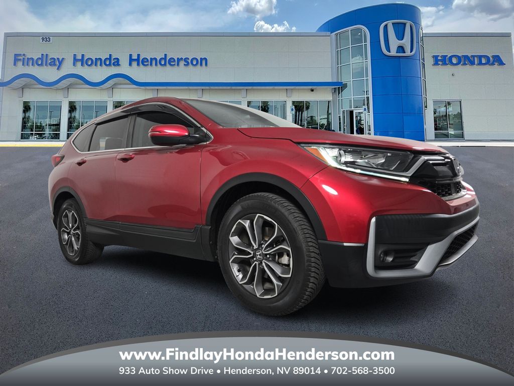 Radiant Red Metallic 2020 Honda CR-V EX FWD SUV / Crossover Front-Wheel Drive Continuously Variable Transmission