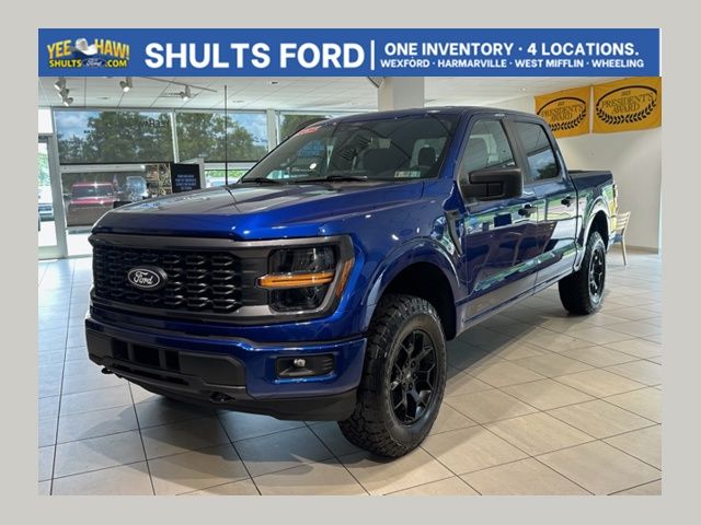Blue Metallic 2026 Ford F-150 Pickup Truck Four-Wheel Drive Automatic
