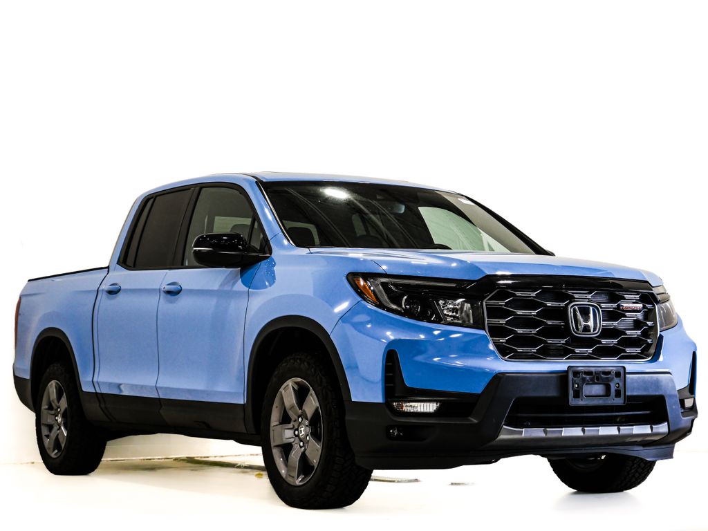 Diffused Sky Pearl 2024 Honda Ridgeline Pickup Truck All-Wheel Drive 9-Speed Automatic