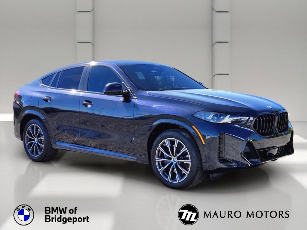Carbon Black Metallic 2024 BMW X6 SUV / Crossover All-Wheel Drive 8-Speed Automatic