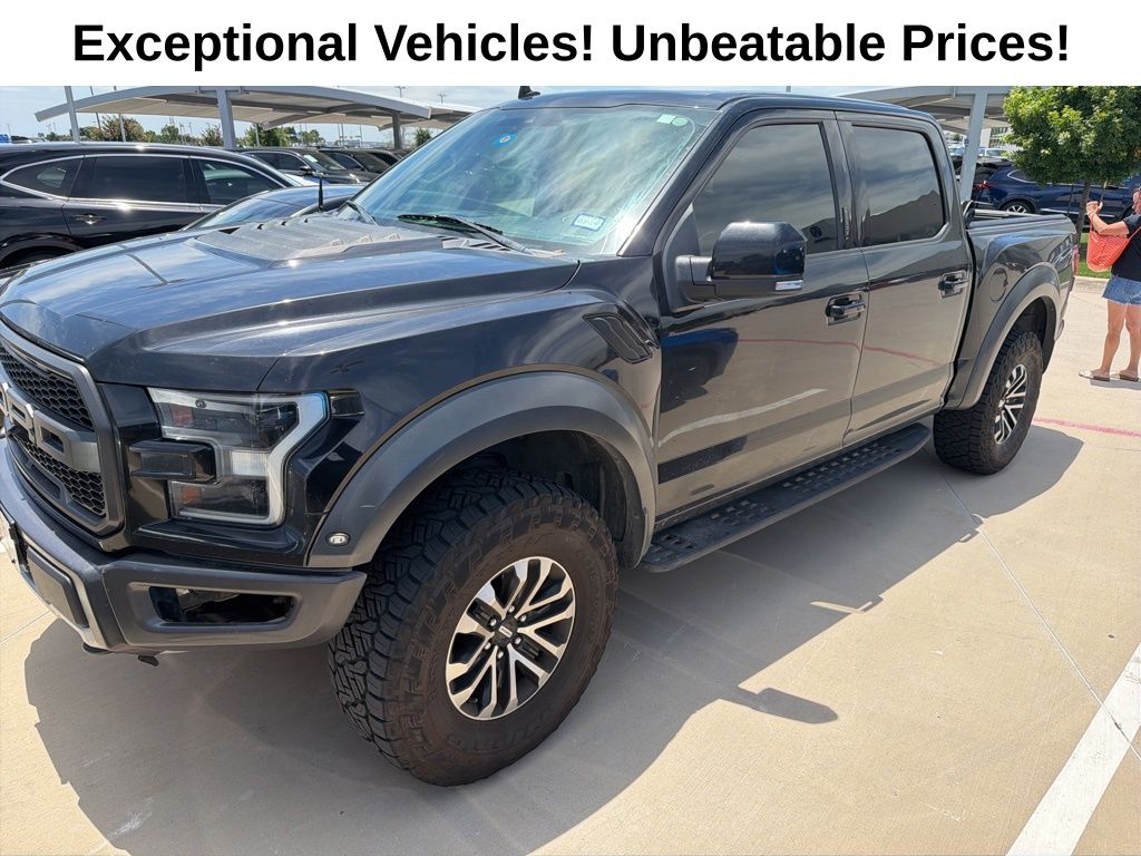 Black 2019 Ford F-150 Raptor SuperCrew 4WD Pickup Truck Four-Wheel Drive Automatic