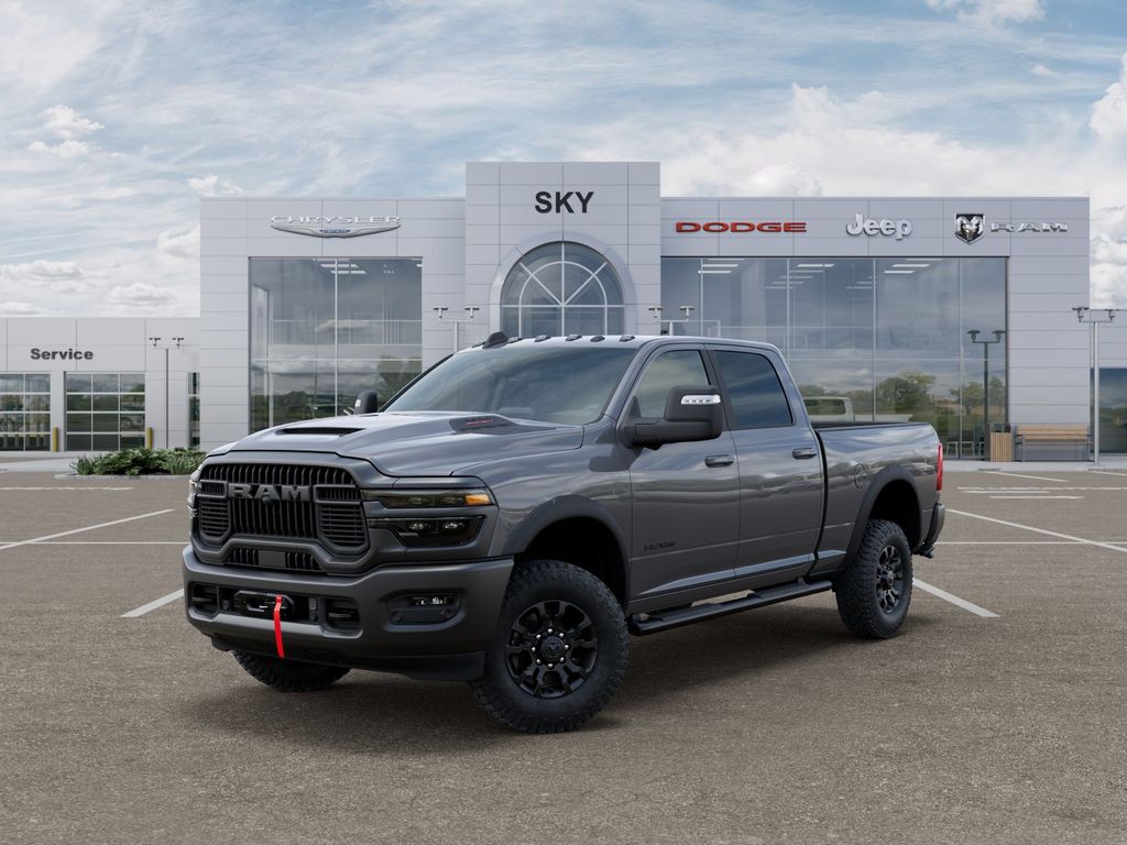 Ceramic Gray Clearcoat 2026 RAM 2500 Power Wagon Crew Cab 4WD Pickup Truck Four-Wheel Drive 8-Speed Automatic