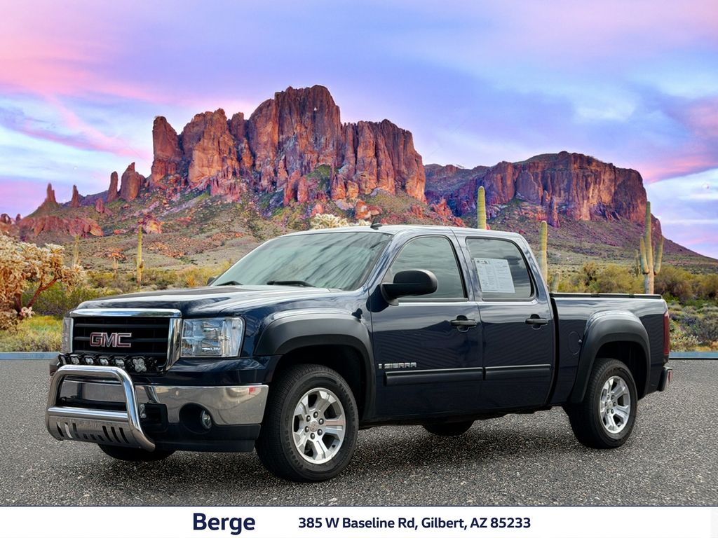 Deep Blue Metallic 2008 GMC Sierra 1500 Pickup Truck 4X2 4-Speed Automatic Overdrive