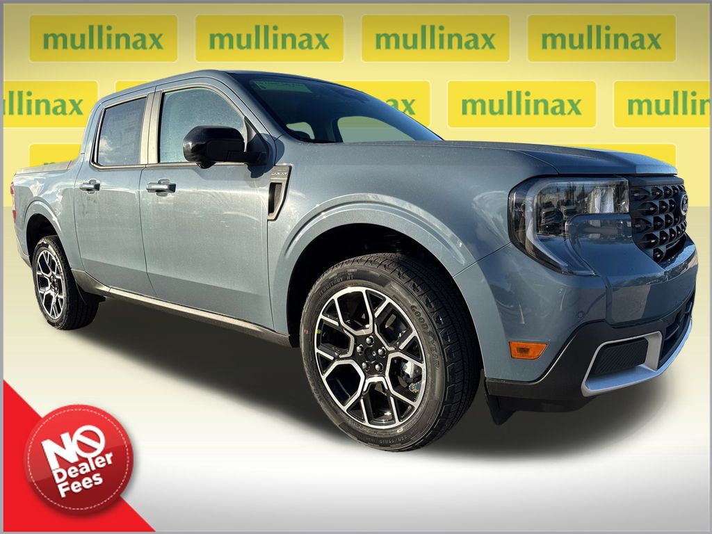 Blue (Azure Gray Metallic Tri-Coat) 2026 Ford Maverick Lariat SuperCrew AWD Pickup Truck All-Wheel Drive 8-Speed Automatic