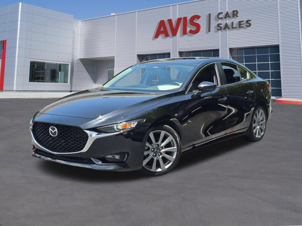 Jet Black Mica 2025 Mazda MAZDA3 Sedan Front-Wheel Drive 6-Speed Automatic