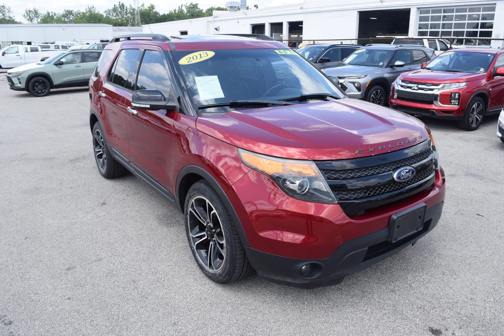Ruby Red Metallic 2013 Ford Explorer SUV / Crossover All-Wheel Drive 6-Speed Automatic