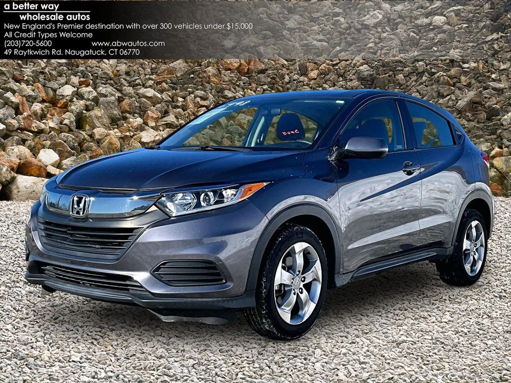 Gray 2020 Honda HR-V LX AWD SUV / Crossover All-Wheel Drive Continuously Variable Transmission