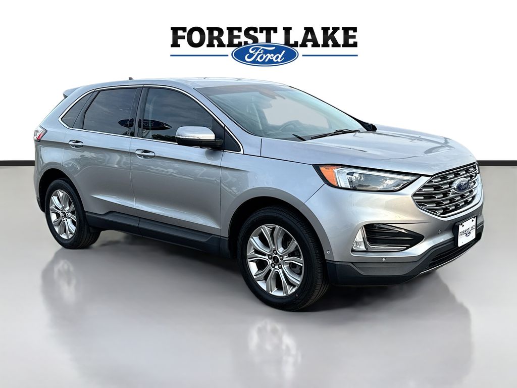 Silver Metallic 2024 Ford Edge SUV / Crossover All-Wheel Drive 8-Speed Automatic
