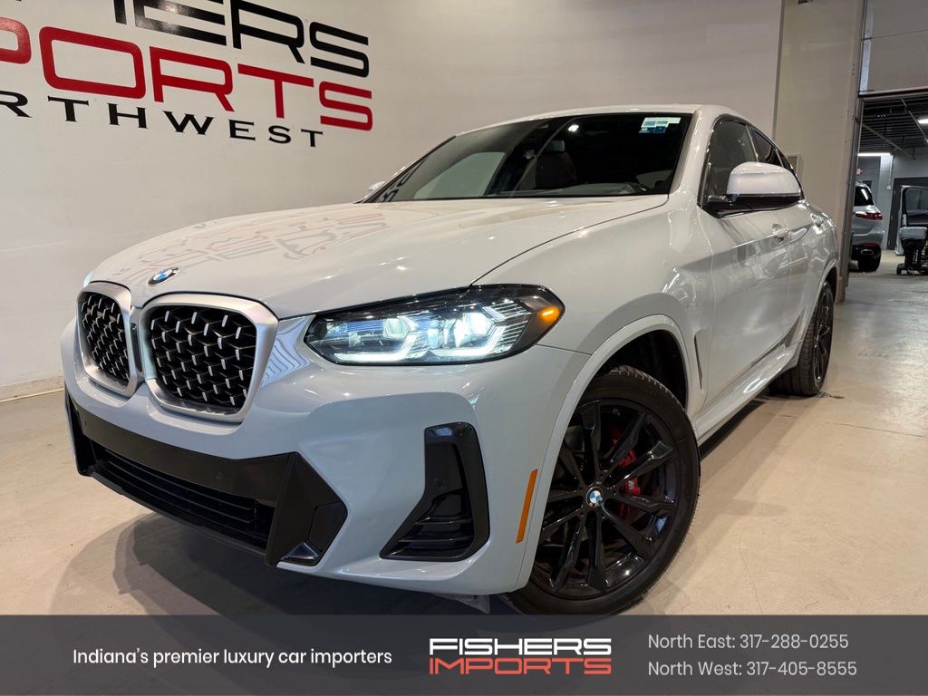 Gray 2024 BMW X4 SUV / Crossover All-Wheel Drive 8-Speed Automatic