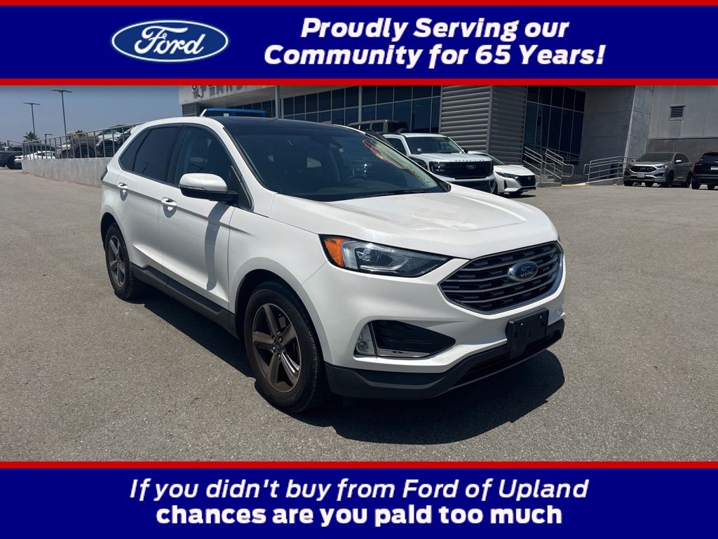 White Metallic 2020 Ford Edge SUV / Crossover Front-Wheel Drive 8-Speed Automatic