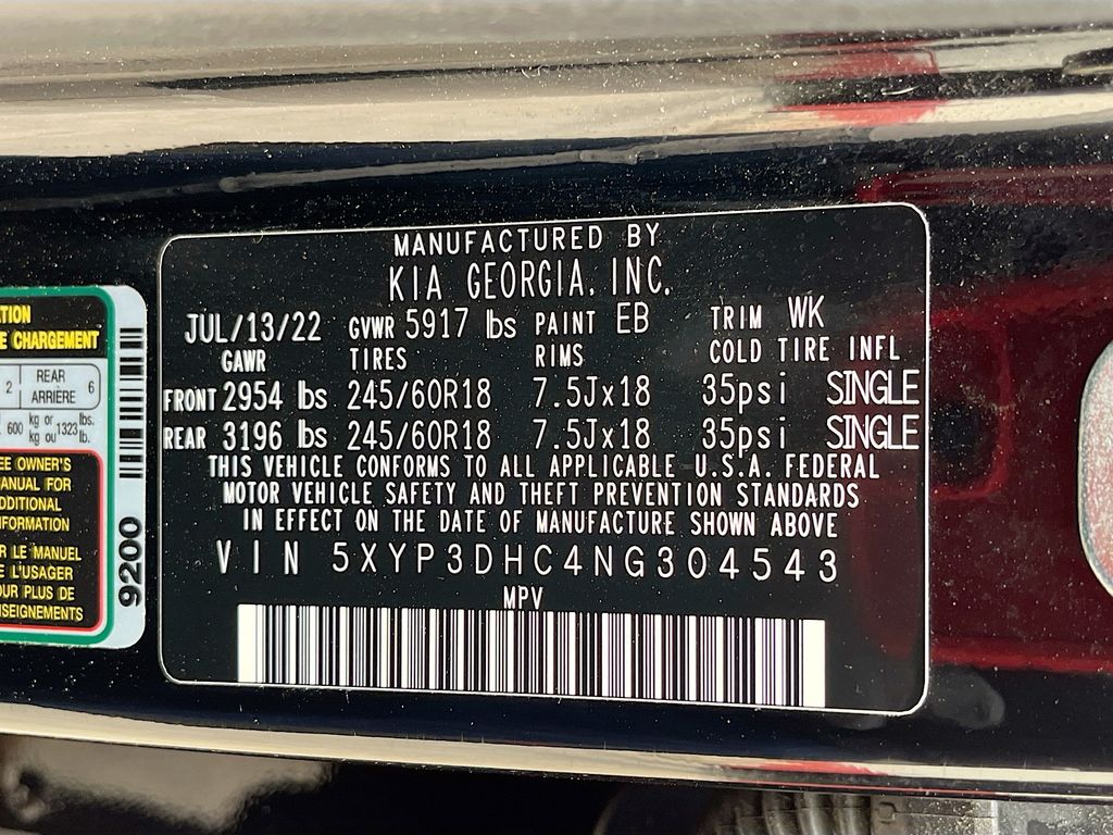 Used 2022 Black Kia EX image 35