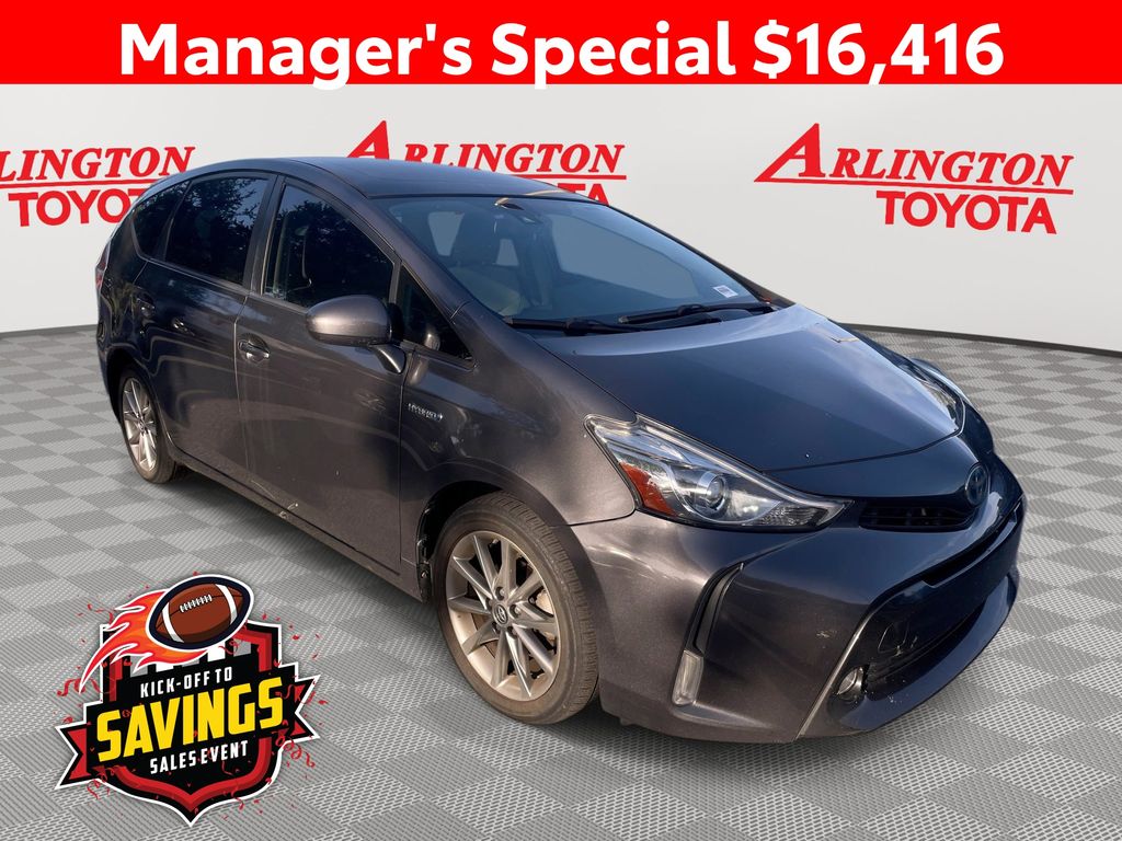 Magnetic Gray Metallic 2017 Toyota Prius v Wagon Front-Wheel Drive Continuously Variable Transmission
