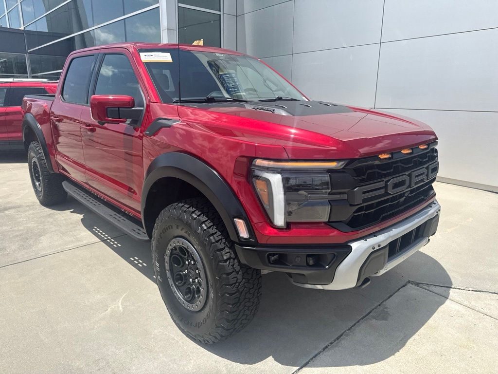 Rapid Red Metallic Tinted Clearcoat 2025 Ford F-150 Pickup Truck Four-Wheel Drive Automatic