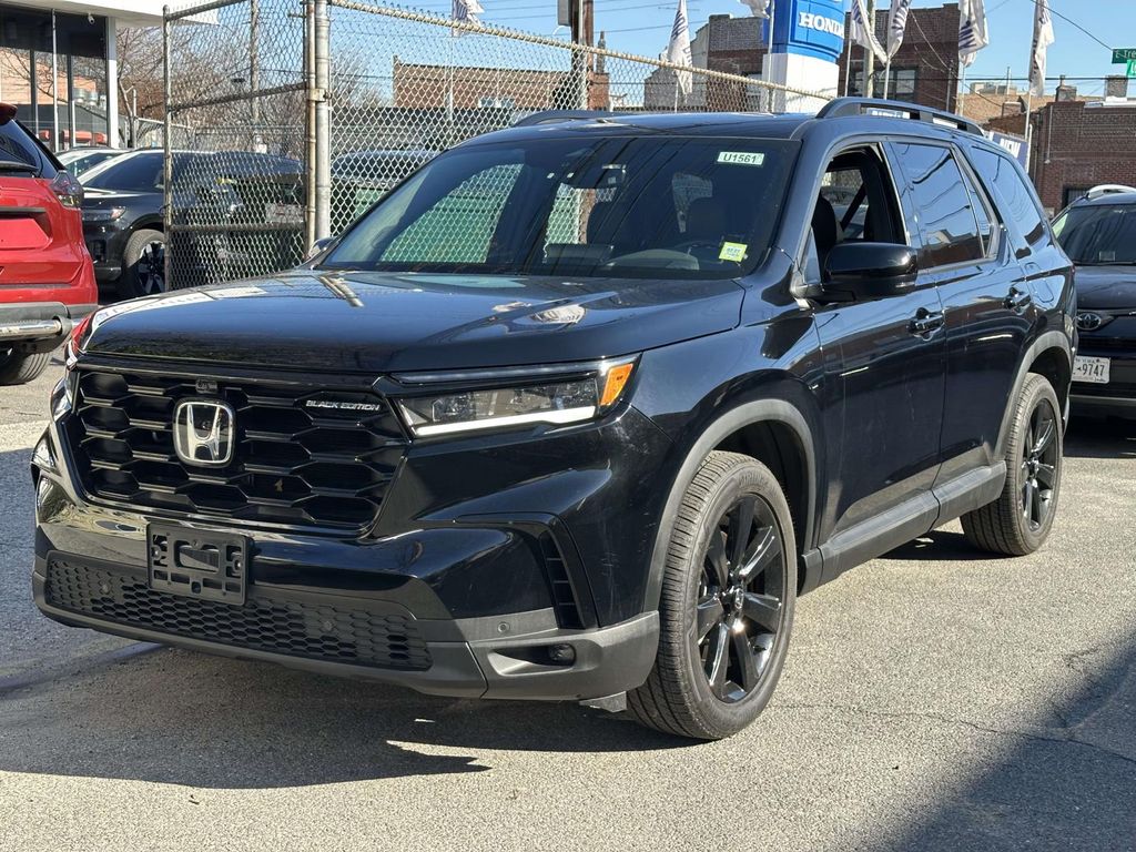 Crystal Black 2025 Honda Pilot Black Edition AWD SUV / Crossover All-Wheel Drive Automatic