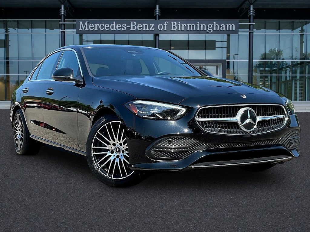 Black 2024 Mercedes-Benz C-Class Sedan Rear-Wheel Drive 9-Speed Automatic