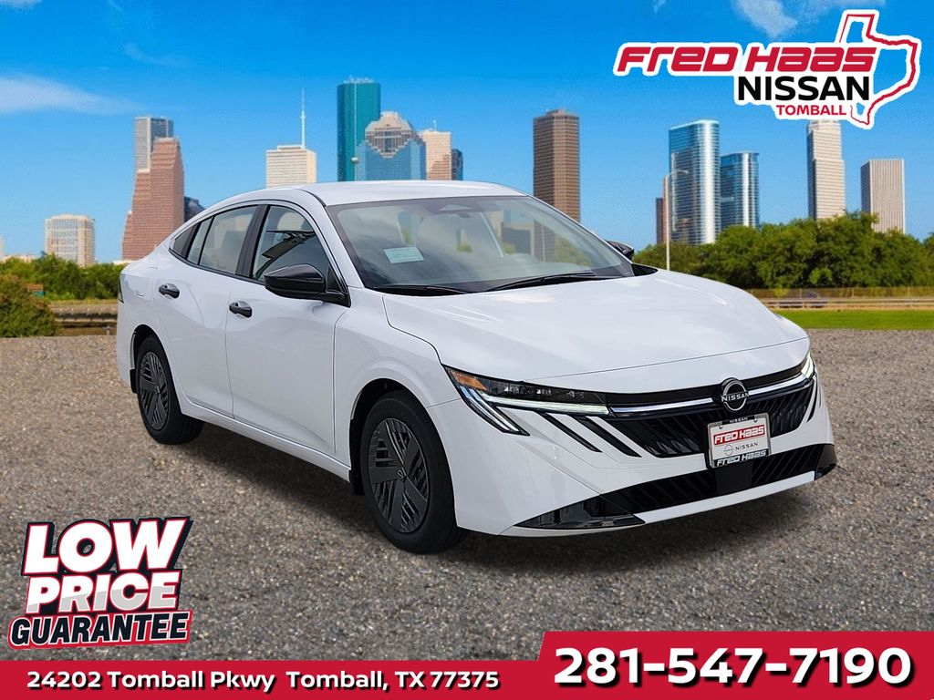 White (Fresh Powder) 2027 Nissan Sentra Sedan Front-Wheel Drive Continuously Variable Transmission