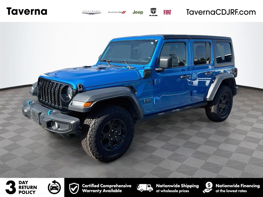 Blue Pearl 2023 Jeep Wrangler 4xe SUV / Crossover Four-Wheel Drive 8-Speed Automatic