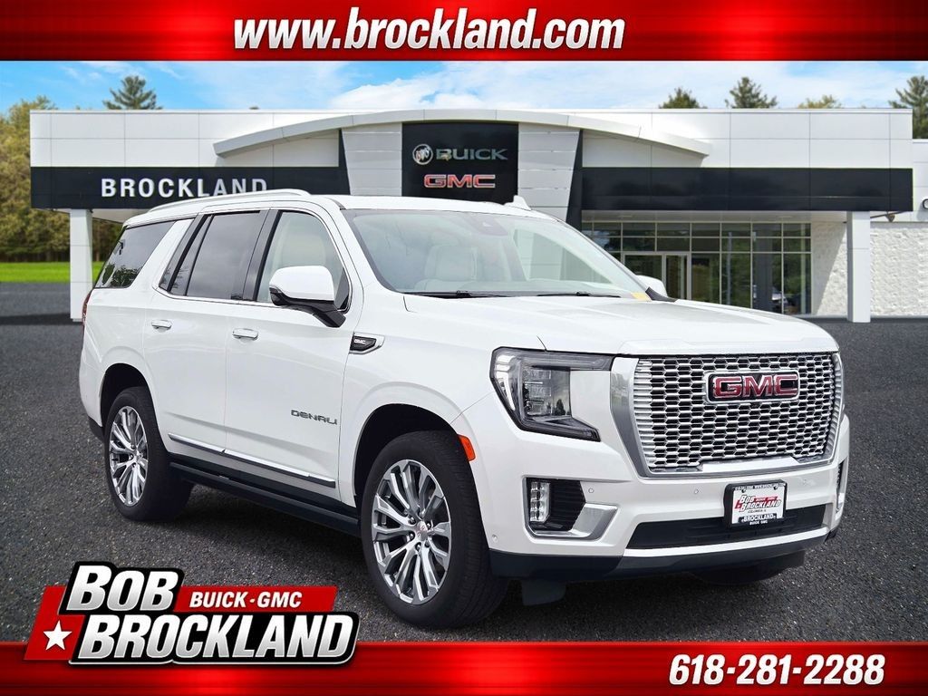 White Frost Tricoat 2024 GMC Yukon Denali 4WD SUV / Crossover Four-Wheel Drive