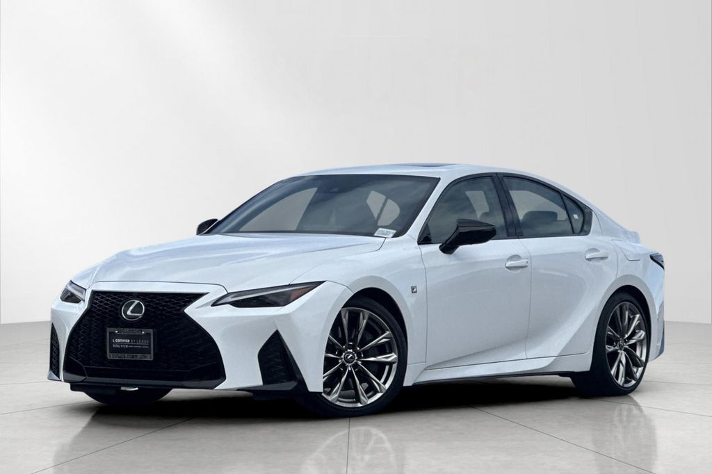 Ultra White 2025 Lexus IS 350 F Sport RWD Sedan Rear-Wheel Drive 8-Speed Automatic