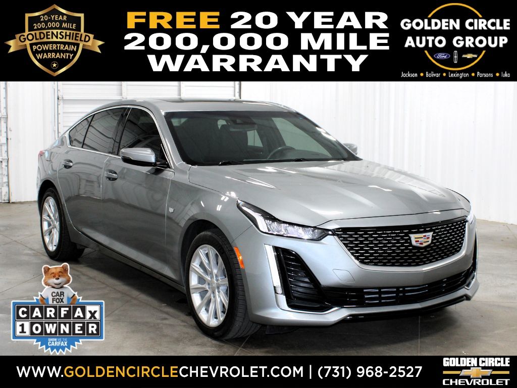 Argent Silver Metallic 2023 Cadillac CT5 Luxury AWD Sedan All-Wheel Drive 10-Speed Automatic