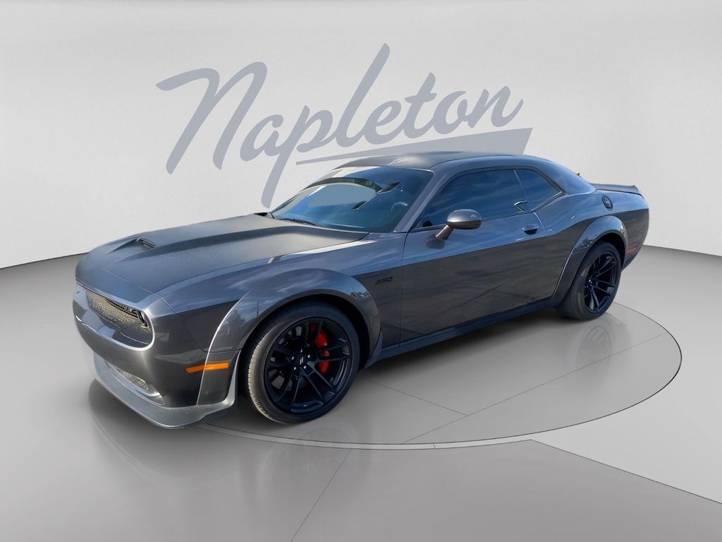 Gray (Granite Crystal Metallic Clearcoat) 2022 Dodge Challenger Coupe Rear-Wheel Drive 8-Speed Automatic