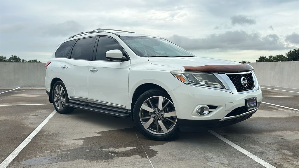 2014 Nissan Pathfinder Platinum White at Toyota of Kenner