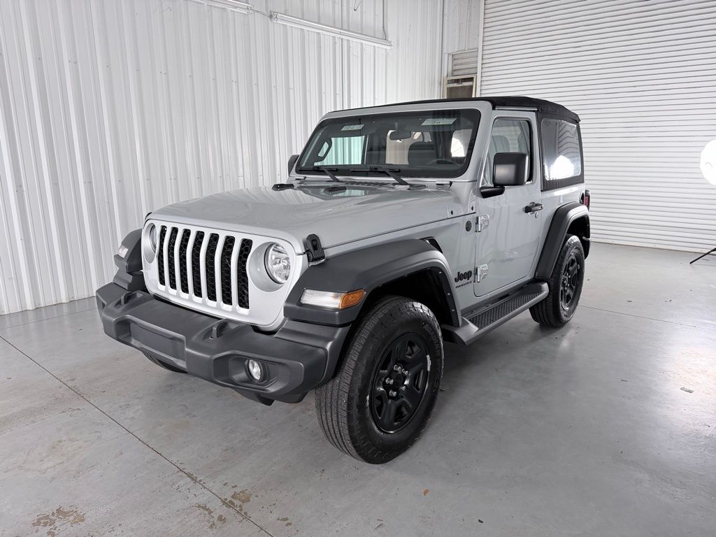 Silver Zynith Clearcoat 2024 Jeep Wrangler Sport 2-Door 4WD SUV / Crossover Four-Wheel Drive 8-Speed Automatic
