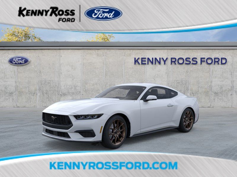 Oxford White 2025 Ford Mustang Coupe Rear-Wheel Drive Automatic