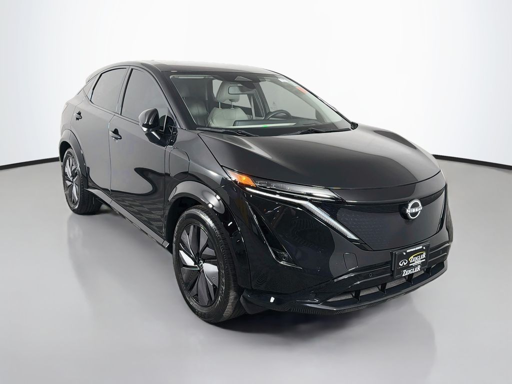 Black Diamond Pearl 2024 Nissan Ariya SUV / Crossover All-Wheel Drive Continuously Variable Transmission