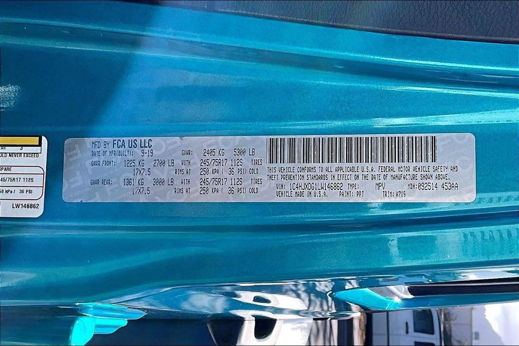 Used 2020 Teal Jeep Unlimited Sport image 36