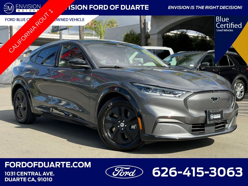 Gray Metallic 2023 Ford Mustang Mach-E SUV / Crossover All-Wheel Drive Automatic