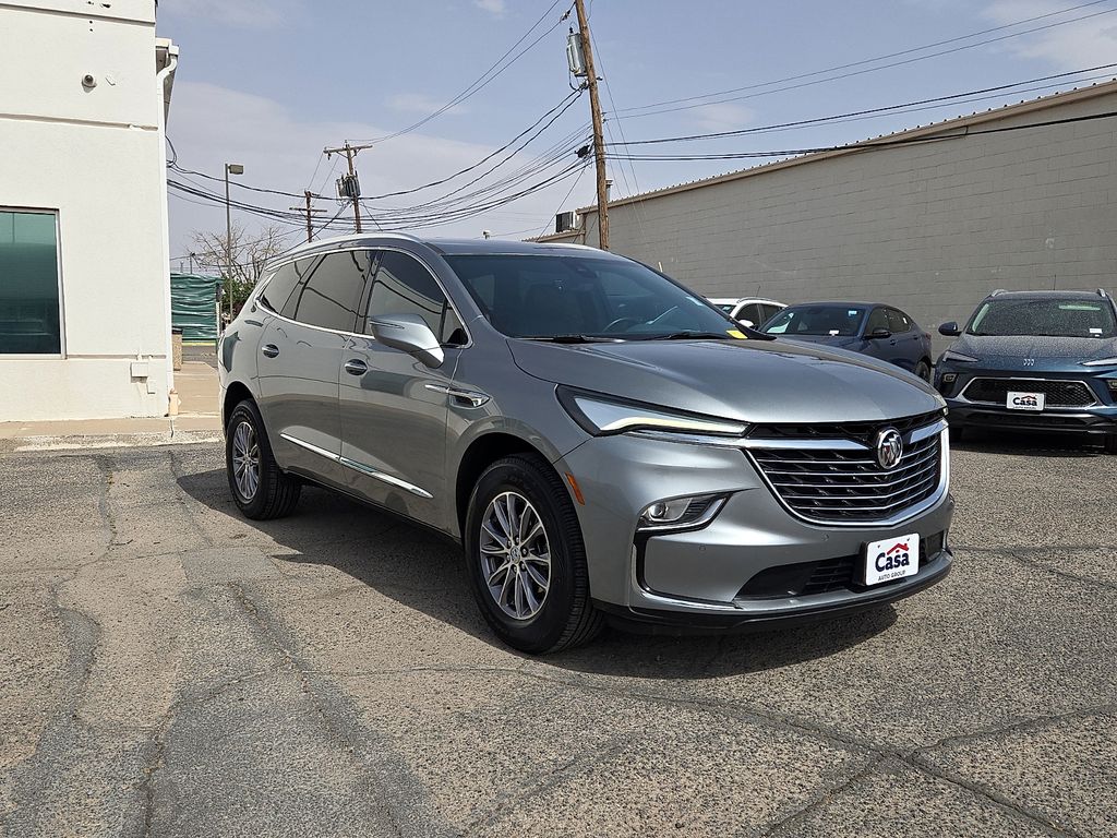 Moonstone Gray Metallic 2023 Buick Enclave Essence FWD SUV / Crossover Front-Wheel Drive 9-Speed Automatic