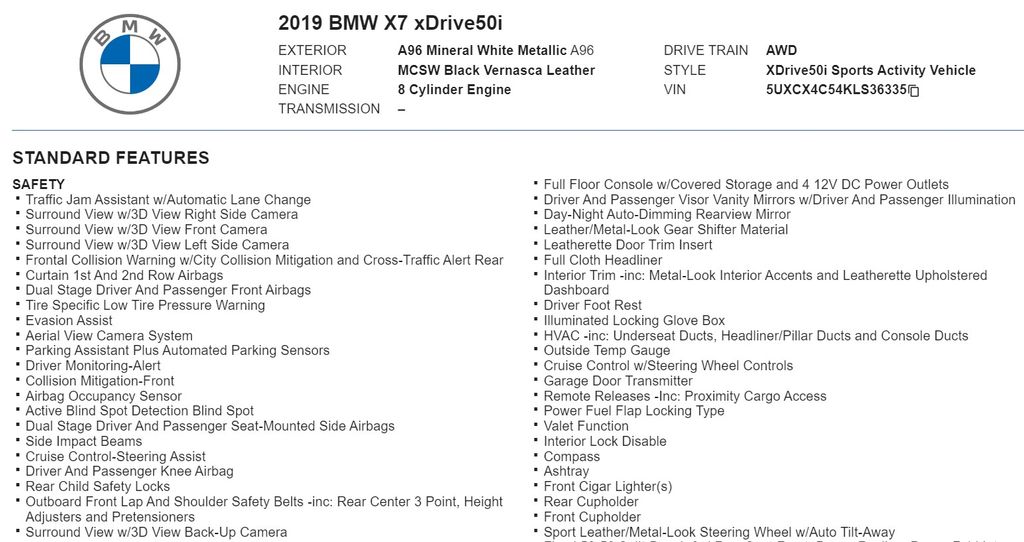 2019 BMW X7 xDrive50i 29