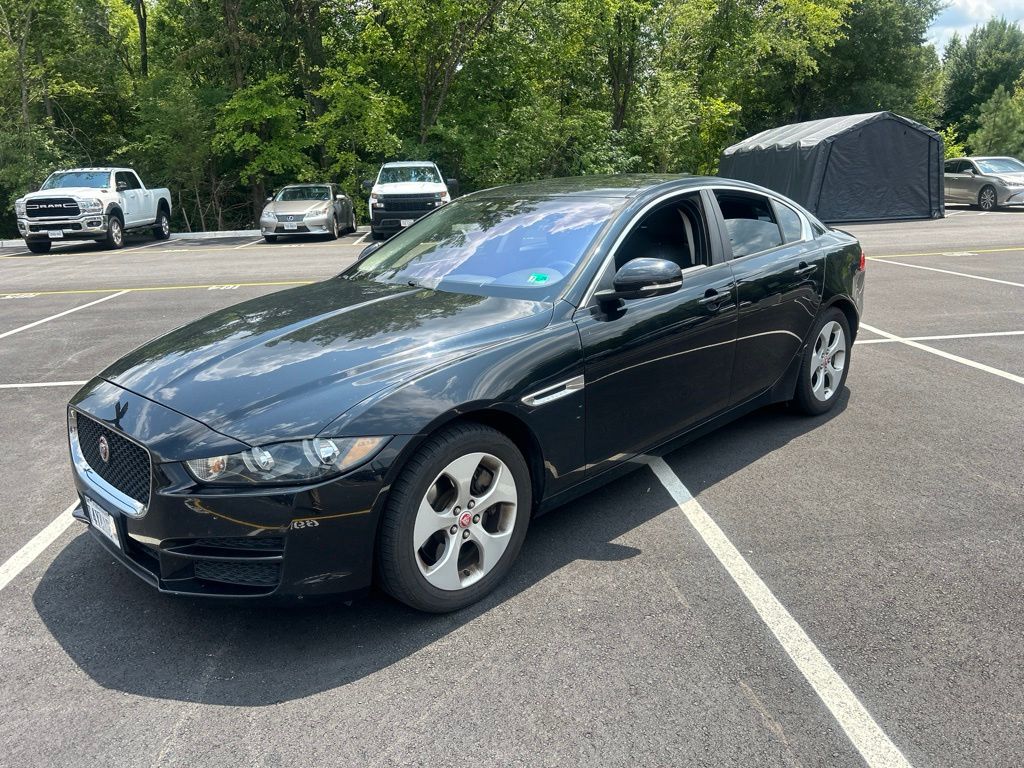 Cosmic Black 2017 Jaguar XE Sedan All-Wheel Drive 8-Speed Automatic