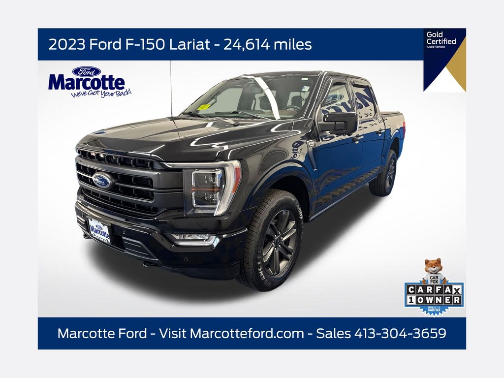 Black Metallic 2023 Ford F-150 Pickup Truck Four-Wheel Drive Automatic