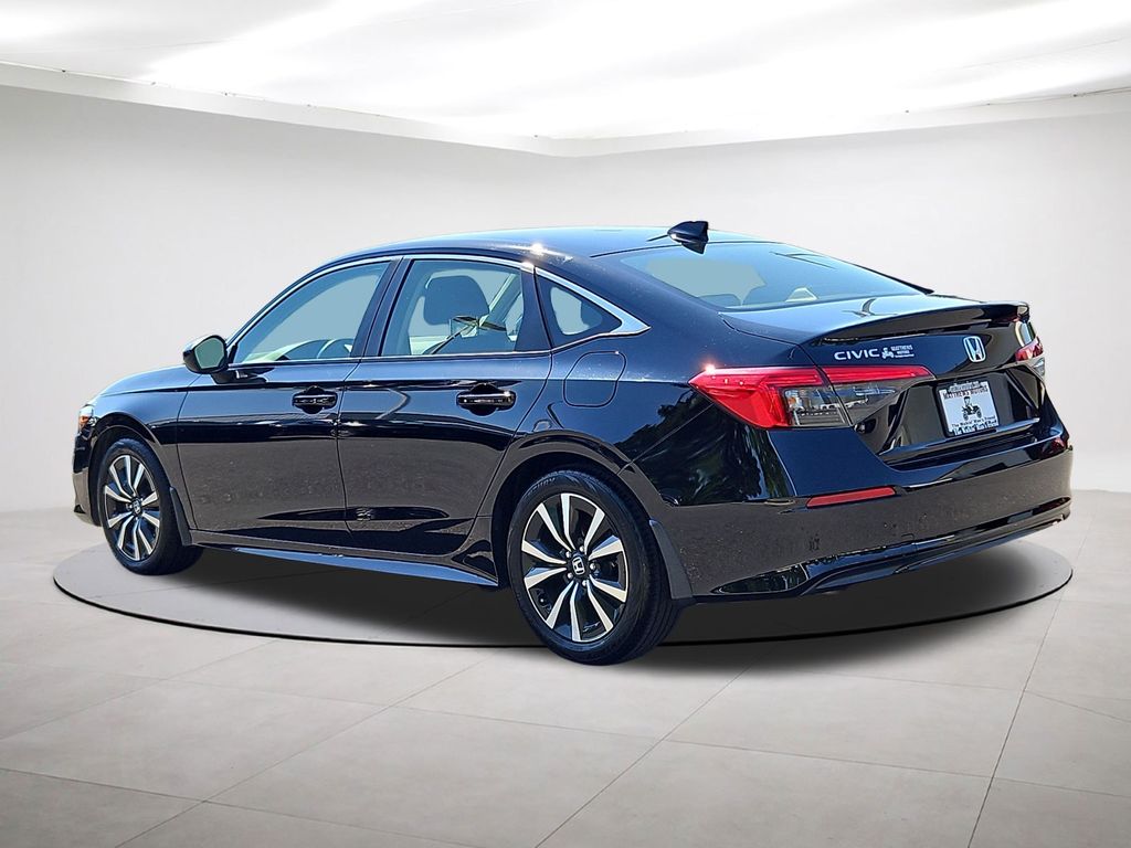 2022 Honda Civic EX Black at Stokes Honda North