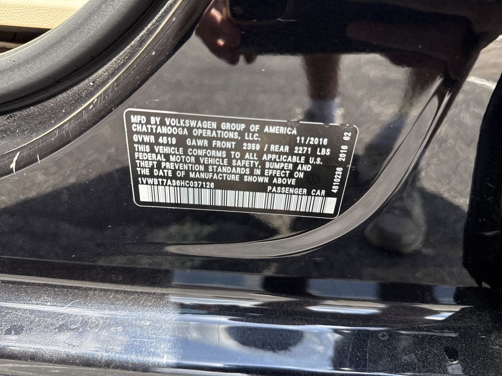 2017 Volkswagen Passat 1.8T SE Black at North Houston Mitsubishi