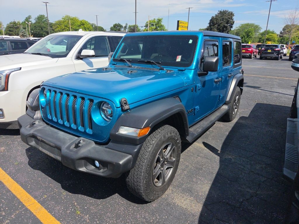 2020 Jeep Wrangler Unlimited Black and Tan