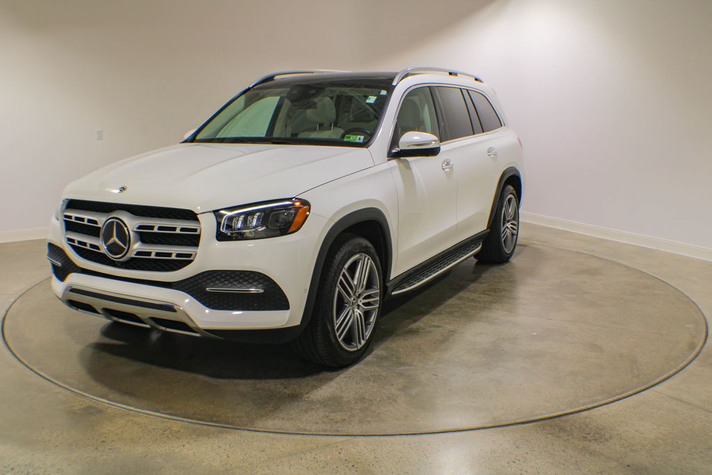 Polar White 2021 Mercedes-Benz GLS 450 4MATIC SUV / Crossover All-Wheel Drive 9-Speed Automatic